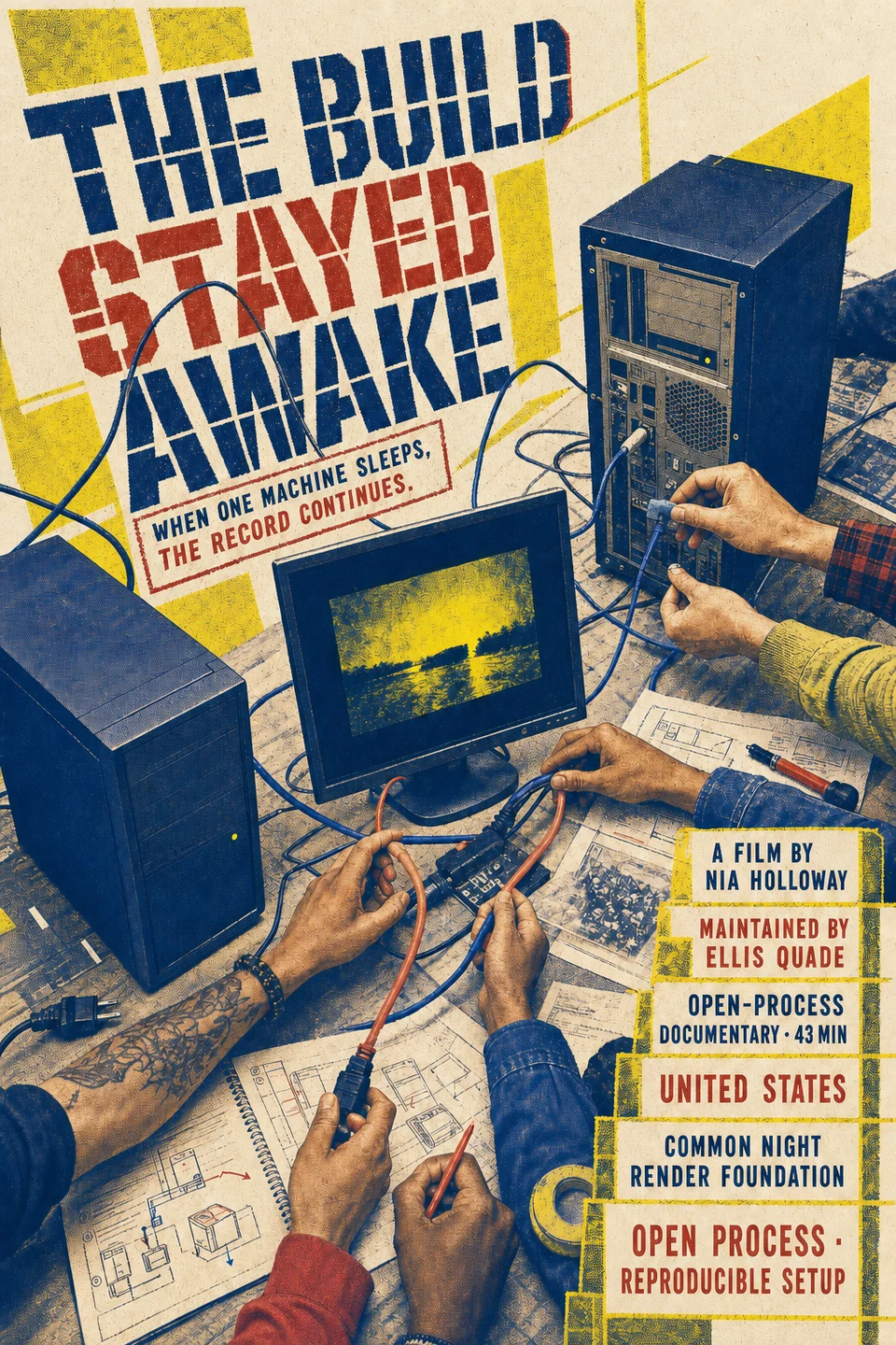 The Build Stayed Awake — official film poster