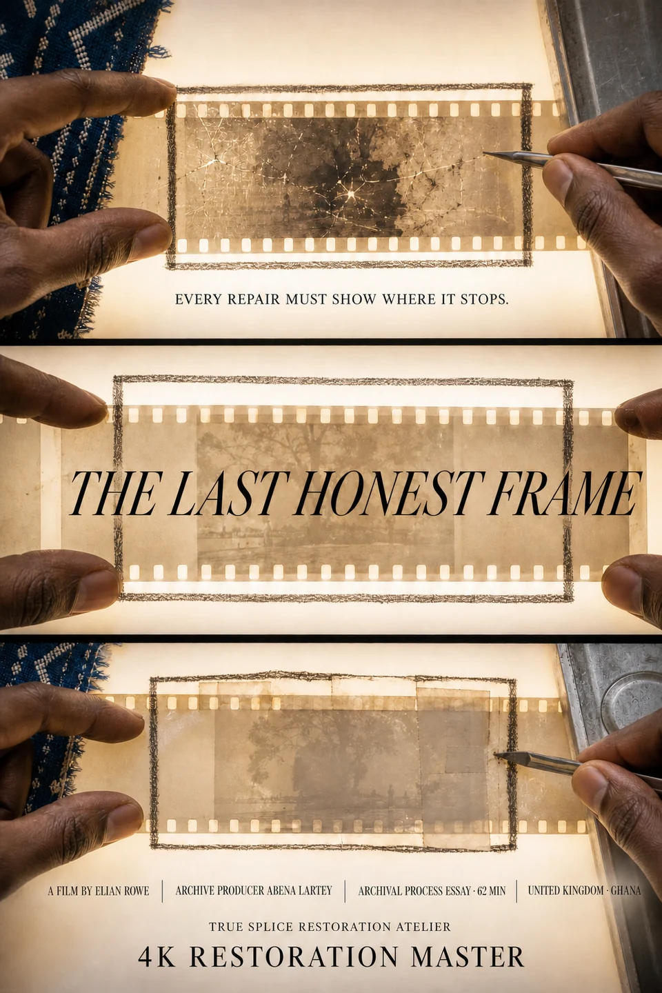The Last Honest Frame — official film poster
