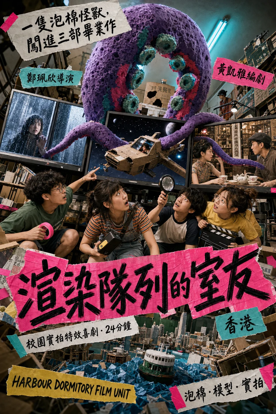 Roommates in the Render Queue — official film poster